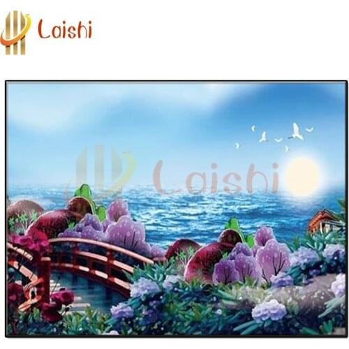 Rhinestone painting Wonderland on earth, natural scenery diamond embroidery diamond painting diamond full drill home decoration