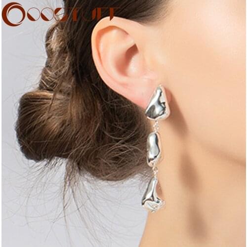 Vintage Silver Color Drop Earrings Hanging Suspension Costume Body Jewelry for Women Decorative Pendientes Accessories oorbellen