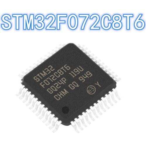 1PCS-10PCS 100% new original authentic STM32F072C8T6 QFP-48 32F072C8T6 QFP48 32-bit microcontroller