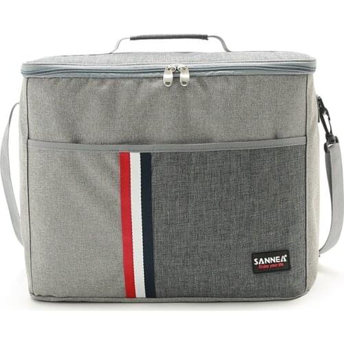 25L Ants grain fabrics Refrigerator Bag Portable Picnic Food Wine Cans Thermo Lunch Box Cooler Bag bolsa termica NB58