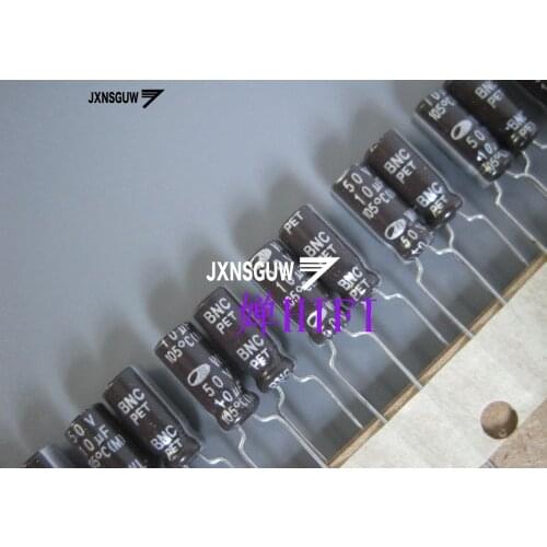 20PCS Original SAMWHA WL 50V10UF 5X11MM Dark brown Aluminum electrolytic capacitors 10uF/50v 105 degrees 10UF 50V