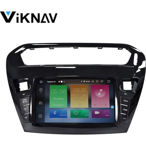 Android 10 Car radio for peugeot 301 for Citroen Elysee Radio 2013 2014 2015 2016 car stereo autoradio auto audio DVD player