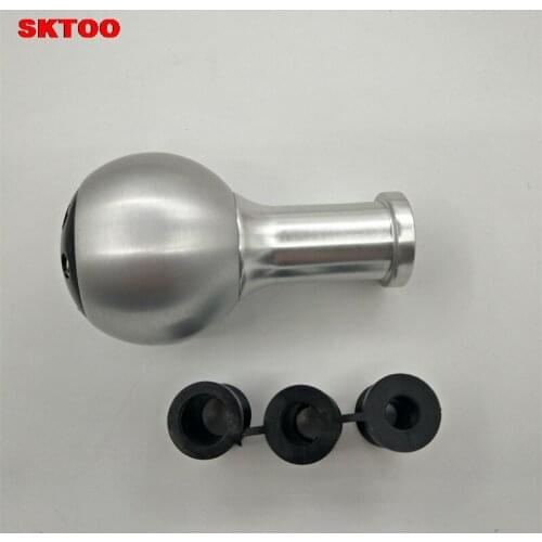 SKTOO Automotive metal gear head modified file head wave stick head gear lever manual gear rod head handle Shift knob
