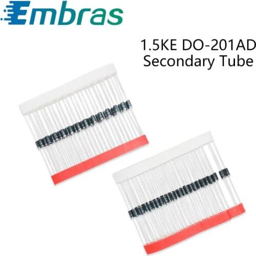 20Pcs TVS Diodes DO-27 1.5KE200A 1.5KE220A 1.5KE250A 1.5KE150A 1.5KE160CA 1.5KE170CA 1.5KE180CA DO-201AD 1500W 12V 1.5KE