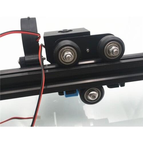Funssor Creality Ender3/CR-10 bowden V6 Volcano Assembled Extruder Hot End kit for CREALITY 3D Printer 12/24V fan 1.75mm