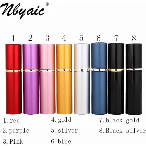 Nbyaic 100pcs Perfume bottle bottling high end portable 10ml spray bottle nice small sample bottle glass bottle empty bottle