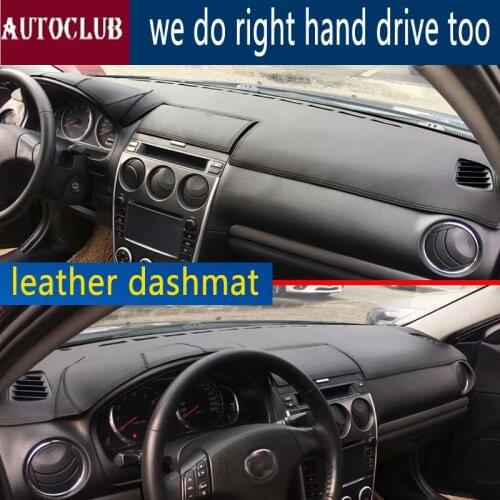 For Mazda6 mazda 6 Mazda Speed Atenza 2002-2006 Leather Dashmat Dashboard Cover Car Pad Dash Mat SunShade Carpet accessories