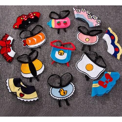 Cute puppy saliva triangle scarf cat Bib scarf pet Bib scarf Teddy decoration Bib firewood dog Suitable for small dogs
