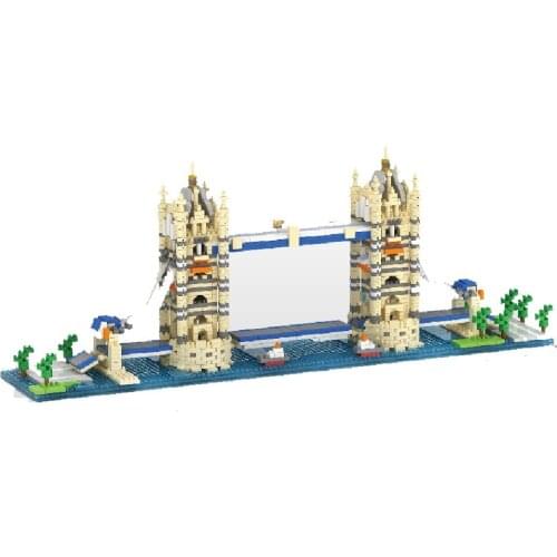 YZ Mini blocks Luxury World Architecture Building blocks Toys pyramid Modell Bricks Big Ben Juguetes Burj Tower Girls Gifts
