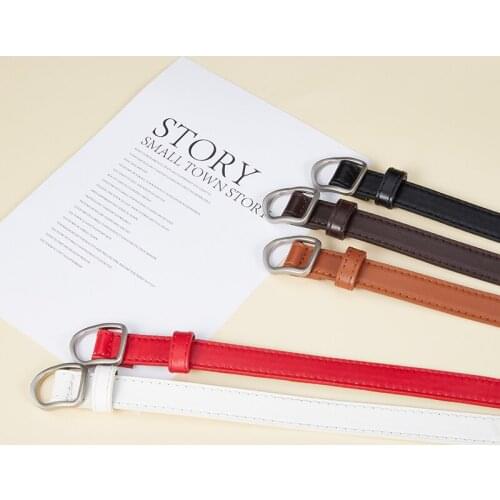 Fashion Womens Belt Multicolor Leather Belt Womens Jeans Dress Belt Elastic INS Style women belt fashion belt