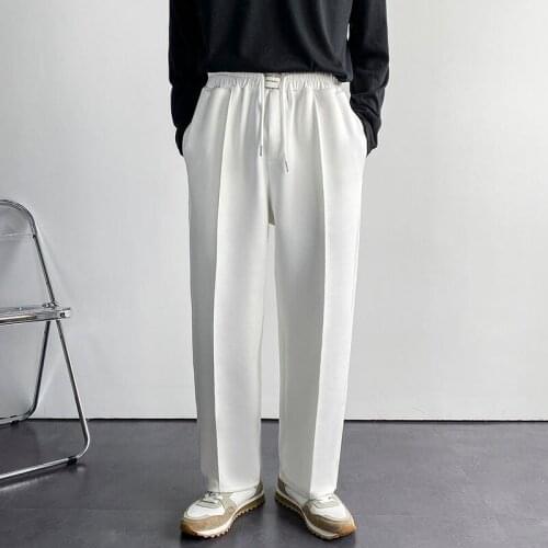 Mens Trousers Drop Down Feeling Trend Loose Sports Straight Casual Womens The New Listing Fashion Couples The Streets