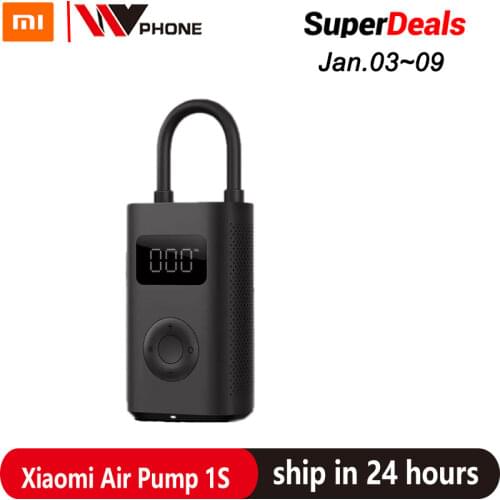 New Xiaomi Mijia Portable Electric Air Compressor 1S Mi Air Pump Tire Sensor Inflatable Treasure for Motorcycle Car