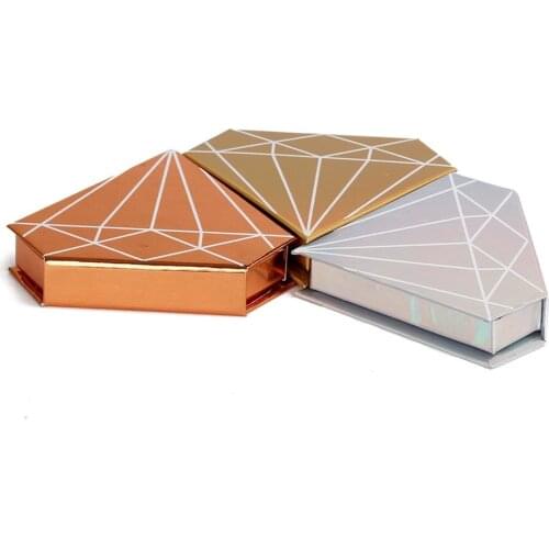 Wholesale Eyelash packaging box lash boxes packaging custom Printing logo faux mink lashes strip square magnetic case empty