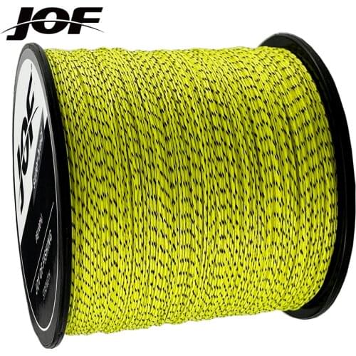 JOF X8 Braided Fishing Line 500M 8 Strands Strong PE Speckle Multifilament Durable JAPAN Cord