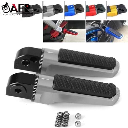 Rear Motorcycle CNC Footrests Foot Pegs Foot Rest for Yamaha YZF R6 2003-2020 R1 2002-2020 R1M 2017-2020