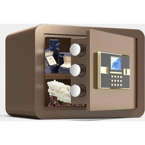 Safe Box Mechanical Safe Household Mini All-steel Office Safe Deposit Box with Electronic Password