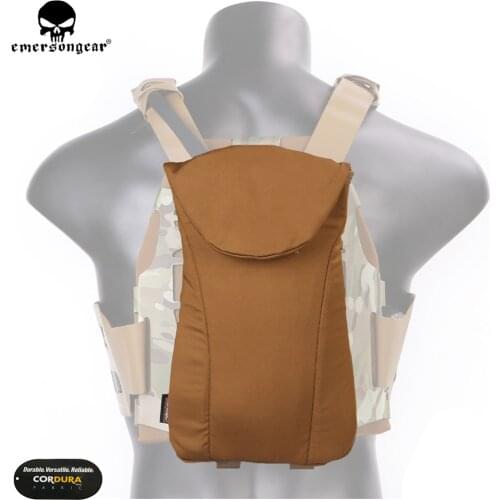 EMERSONGEAR Airsoft Water Bag Hikking Tactical SS Style Precision Hydration Pouch FAC Tactical Vest Coyote Brown EM7366