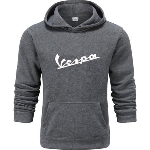 2019 Autumn and Winter Sweatshirts Hot Sale Fashion Vespa Mens Hooded Pullover Casual Hip Hop Hoodie New Mens Sportswear