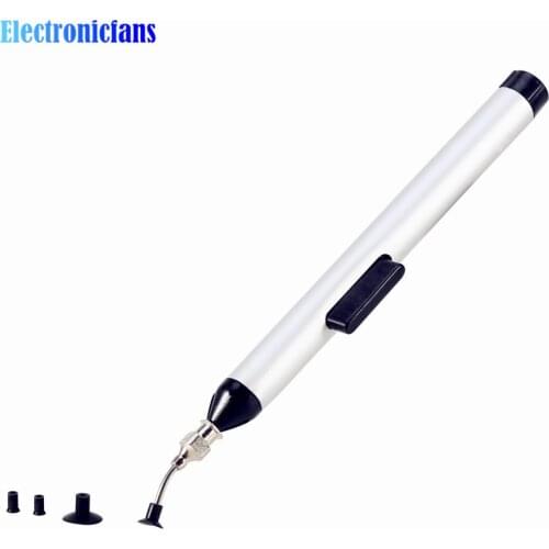 SMD IC Vacuum Sucking Pen Picker Easy Hand Pick Tool 3 Suction Headers FFQ939