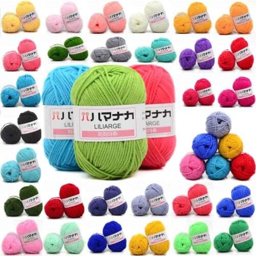 Knitted Craft Baby Wool Yarn Colorful Knitted Craft Knitting 25g Soft Cotton Sweater hand LOT babycare Crochet Supersoft NEW