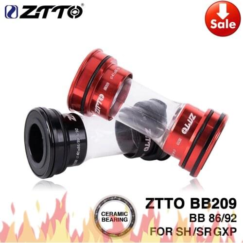 ZTTO Ceramic BB209 Press Fit Bottom Brackets for BB92 BB90 BB86 Frame Compatible Road Bike MTB 24mm 22mm GXP Crankset Universal