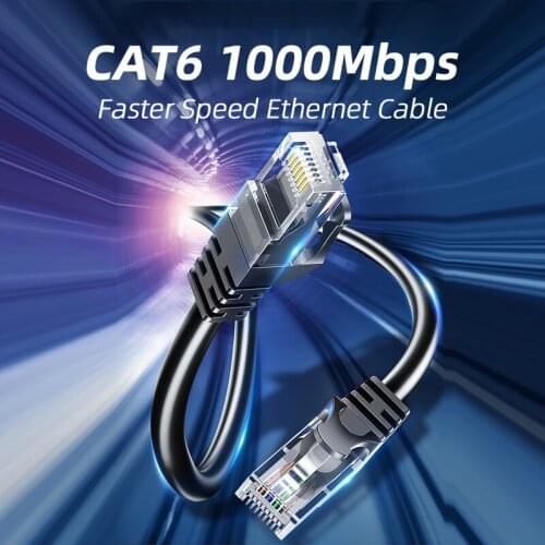 2m Ethernet Cable Cat6 Lan Cable 10m UTP Cat 6 Splitter Network Cable RJ45 Twisted Pair Patch Cord 1000Mbps Cable For Laptop