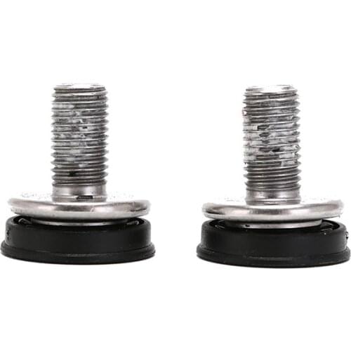 2 Pcs/lot Cycle Bike Bicycle Bottom Bracket Axle Allen Key Crank Arm Bolts M8 Screw Silver Black