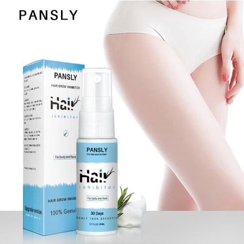 PANSLY 2Pcs Wax Hair Removal Spray Pemanent Hair-growth Inhibitor Painless Depilador Facial Armpit Legs Body Cera Depilatoria