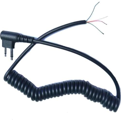 Speaker Mic Cable line for Motorola GP3688- walkie talkie GP88S EP450 DIY hand mic line