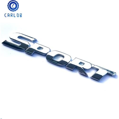 CARLOB Car Styling Universal 3D Sport ABS Chrome Logo Car Sticker Emblem Badge Decal Auto Accessories For Toyota Highlander