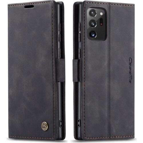 CaseMe Retro Purse Case for Samsung Galaxy Note 20 Ultra Leather Case Luxury Magneti Card Holder Wallet for Samsung Note20 Cover