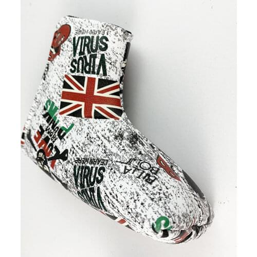 Golf Putter Cover Magnetic Closure PU Leather Golf Putter Headcover golf accessory