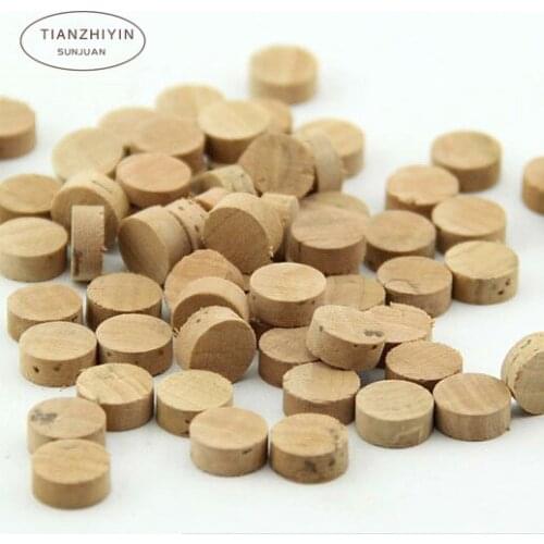 5Pcs Water Key Water Key Spit Valve Cork Pad For Trumpet Trombone Repair Accessories Diameter 9.5Mm Thickness 4Mm