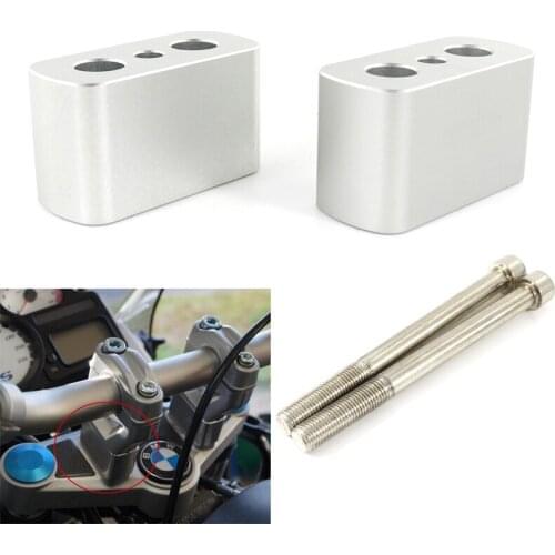 Motorcycle Handlebar Risers Mount Clamp Kit Fit For BMW R1200GS R1200GS Adventure 2008 2009 2010 2011 2012