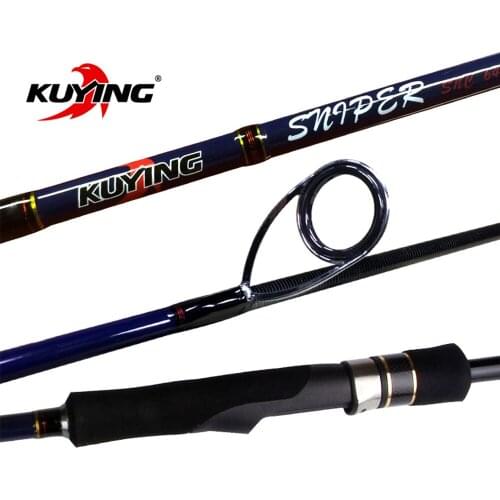 KUYING Sniper 1.8m 1.92m Light Slow Jigging Rod Casting Spinning Lure Carbon Fiber Sea Fishing Rods Cane Fish Pole 1.5 Sections
