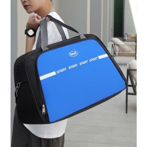 Summer Fashion Contrast Color Womens Bag Nylon Wear-resistant Sports Bags Large-capacity Waterproof And Anti-theft Travel Bags