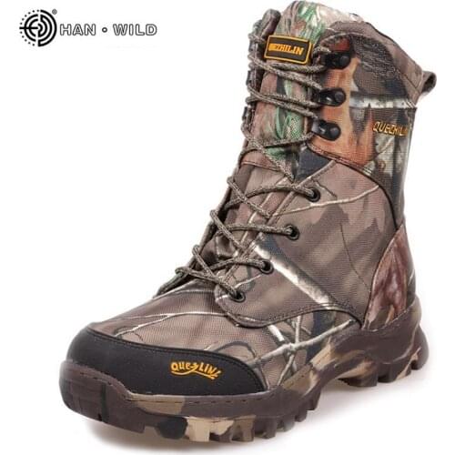 2020 Winter Men Military Army Boots Warm Waterproof Camouflage Leather Desert Combat Boot Safety Shoes Tactical Snow Boots