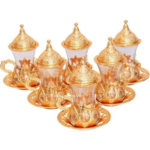 BEVERAGE SET - TEA SET WITH TRAY TEA SET WITH TRAY FOR 6 PEOPLE WITHOUT TRAY - WITH HOOK - WHITE TEA SET WITHOUT TRAY - HOOK - W