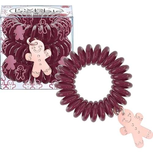 Invisibobble Original With 1 star pendant Traceless spiral hair ring Phone Cord braids Hair Accessories - the kind of man 3 in1