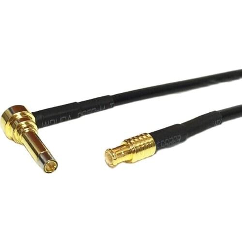 New Wireless Modem Wire MCX Male Plug To MS156 Right Angle Connector RG174 Cable 20CM 8" Pigtail Fast Ship