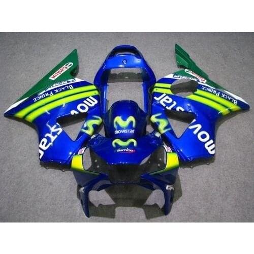 Dor-Motorcycle Fairing Kit for CBR900RR 954 02 03 CBR 900RR CBR900 RR 2002 2003 ABS TOP Blue green Fairings set