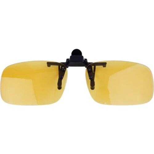 Car Driver Goggles Anti-UVA UVB Polarized Sun Glasses Driving Night Lens Clip On Sunglasses Interior Accessories