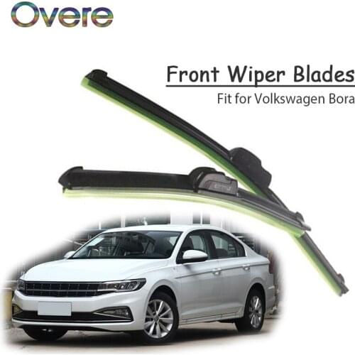 Overe 1Set Car Windshield Windcreen Rubber Wiper Blade Perfect Refit For VW Bora 2007 2006 2005 2004 Volkswagen Accessories