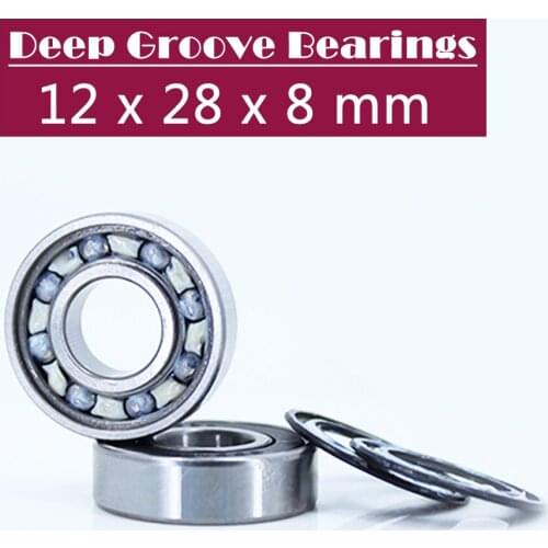 6001RZ Bearing 12*28*8mm ABEC-3 ( 10 PCS ) Mute For Vacuum Cleaners 6001 RS 2RZ Ball Bearings 6001RS 2RS With Nylon Cage