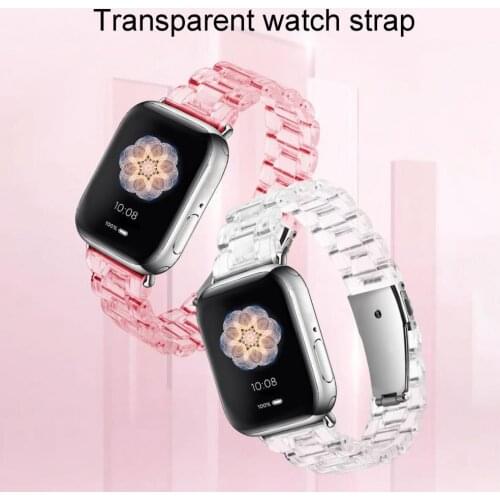 Soft Transparent Waterproof Replacement Wristband Watch Band Strap Wearable Devices Smart Accessories for iWatch 1/2/3/4/5/6/SE