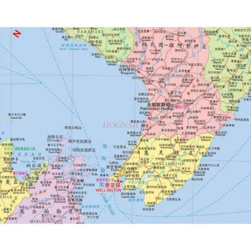 School supplies Map of New Zealand in Chinese and English Map of World Hot Countries Map of Freeway Traffic Tourist