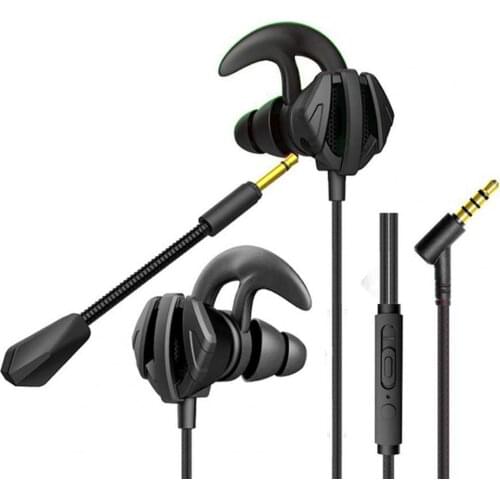 Universal Wired Heavy Bass Gaming In-ear Earphone with Mic for Phone/Computer Wired Earphones Sport headset Bass Stereo Earbuds