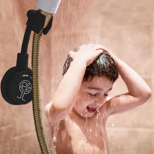 Rotatable Shower Head Holder suction cup Reusable Durable Removable Silicone Shower Handheld Bathroom Tool Wall Rack Stand #P5