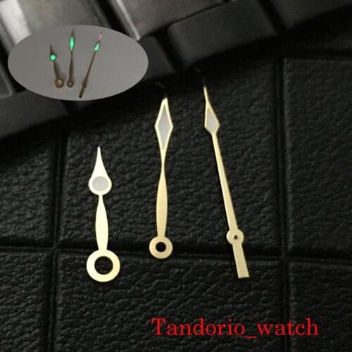 High Quality Watch Hands Needles For NH35 NH36A Automatic Movement Green Luminous Wristwatch accessories