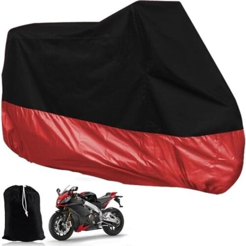 XXL 265*105*125 cm Motorcycle Covering Waterproof Scooter Cover UV Resistant Heavy Racing Bike Cover 180T 250CC 100% HighQuality